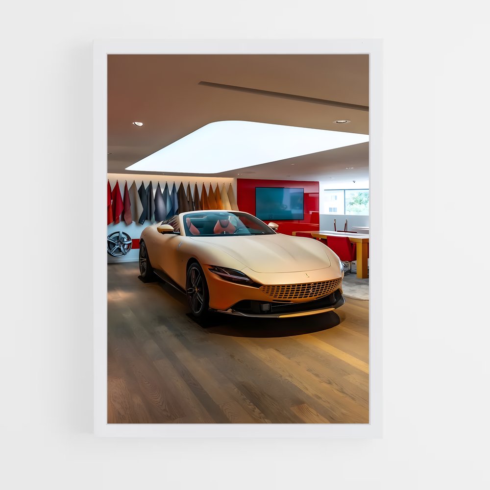 Poster Roma Lounge – affiche Ferrari (vue 3)